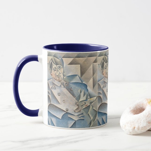Mug Portrait de Pablo Picasso par Juan Gris (Avec donut)