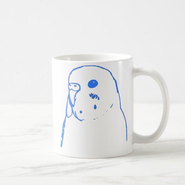 Mug Portrait de perruche d'Aqua (Droite)