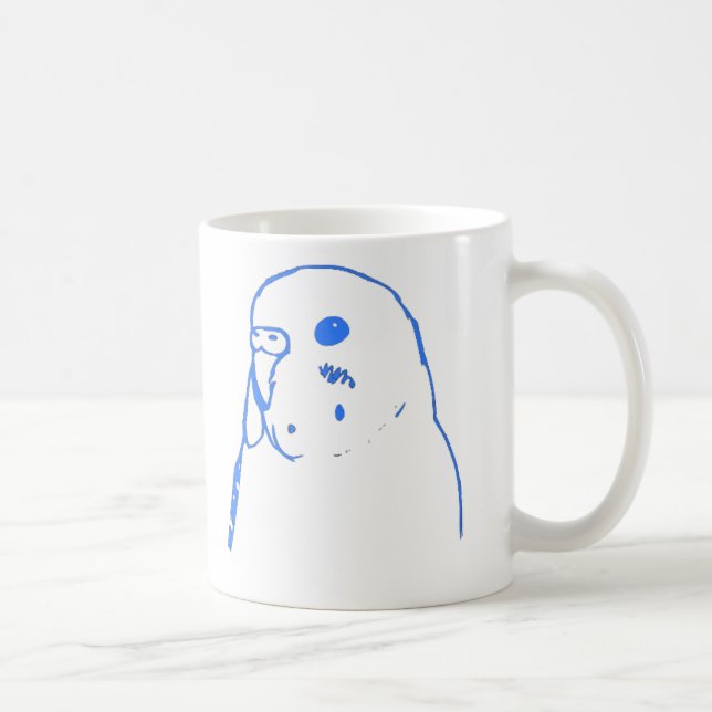 Mug Portrait de perruche d'Aqua (Droite)