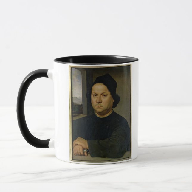 Mug Portrait de Perugino, c.1504 (tempera sur le bois) (Gauche)
