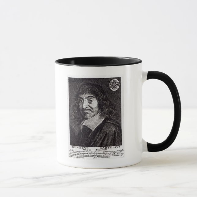 Mug Portrait de Rene Descartes (Droite)