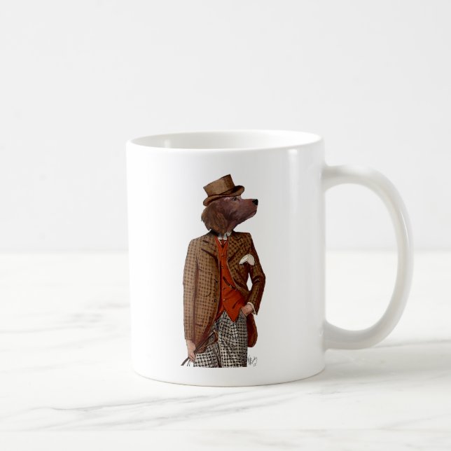 Mug Portrait de Rider Red Setter (Droite)