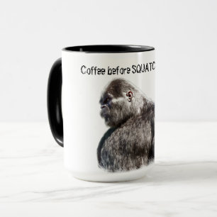 MUG PORTRAIT DE SASQUATCH BIGFOOT