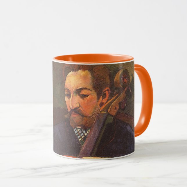Mug Portrait de Schneklud Joueur par Paul Gauguin (Devant droit)