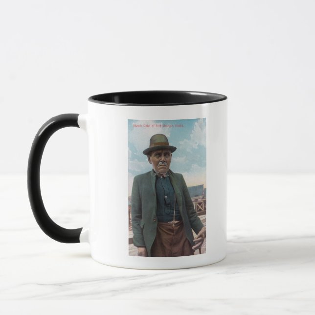 Mug Portrait de Siwash Chef de Fort Wrangle (Gauche)