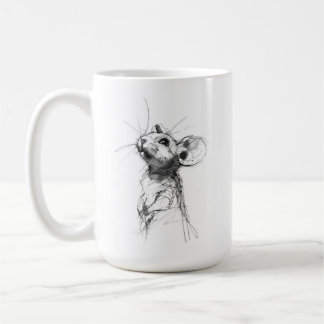 Mug Portrait de souris mûre