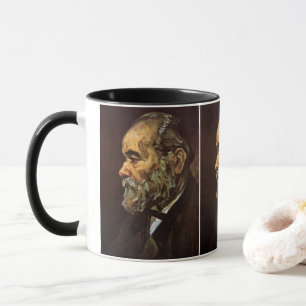 Mug Portrait de vieil homme avec barbe par Vincent van