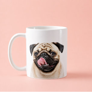 Mug Portrait de votre animal de compagnie minimaliste 
