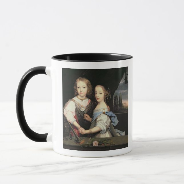 Mug Portrait de Winston et d'Arabella (1648-1730) (Gauche)
