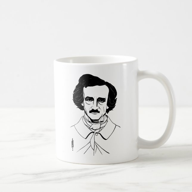 Mug Portrait d'Edgar Allan Poe (Droite)