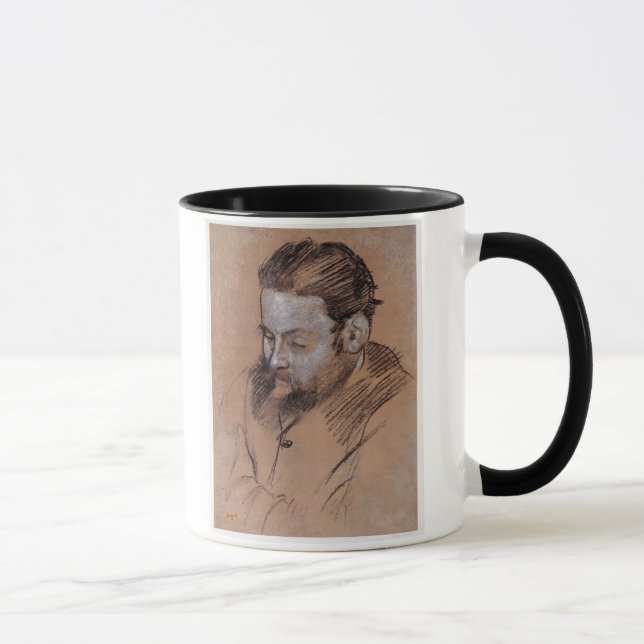 Mug Portrait d'Edgar Degas | de Diego Martelli (Droite)