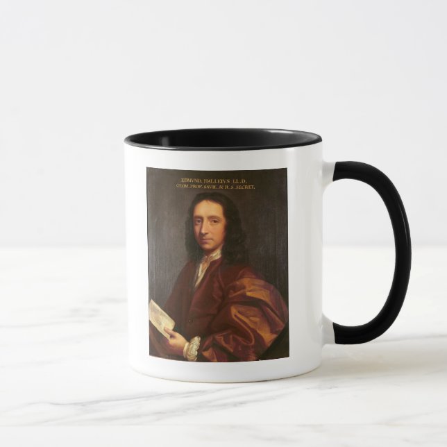 Mug Portrait d'Edmond Halley, c.1687 (Droite)