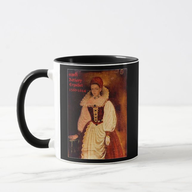 Mug Portrait d'Elizabeth Bathory (hongroise) (Gauche)