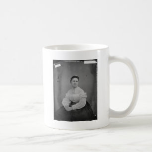 Mug Portrait d'époque de la guerre civile d'une femme 