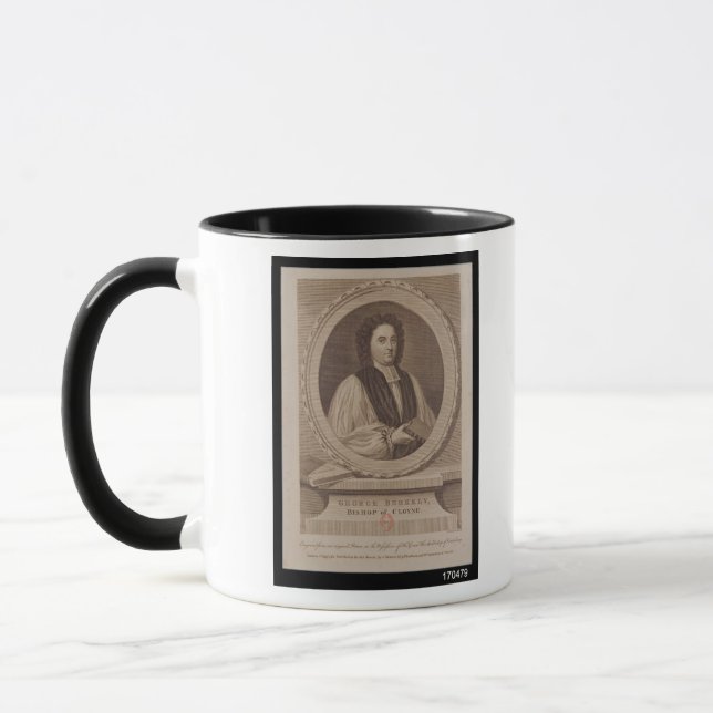 Mug Portrait d'évêque de George Berkeley (Gauche)