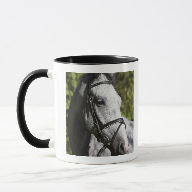Mug portrait du cheval blanc 2 (Gauche)