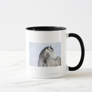 Mug portrait du cheval blanc 2