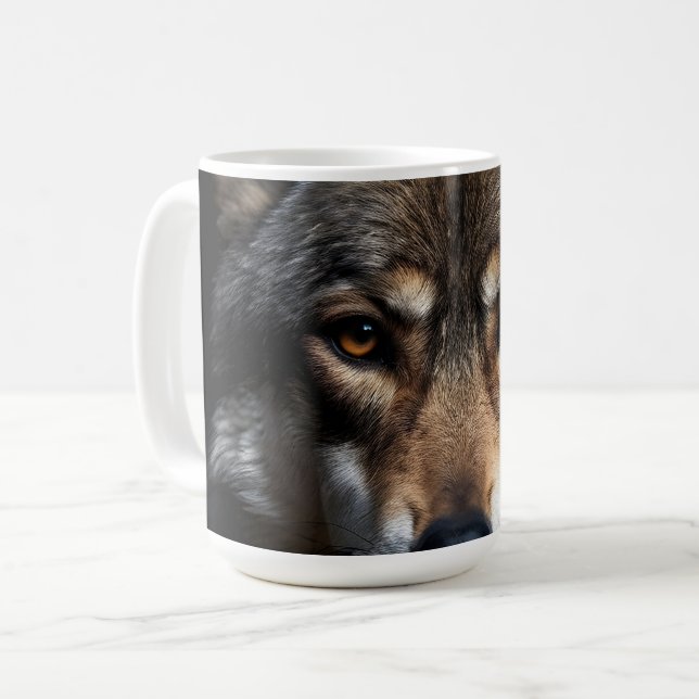 Mug Portrait du loup (Devant gauche)