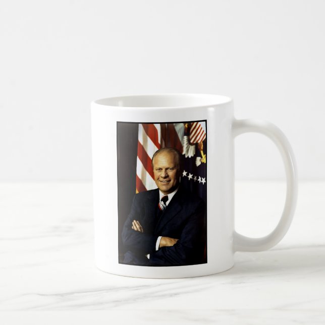 Mug Portrait du président américain Gerald Rudolph For (Droite)