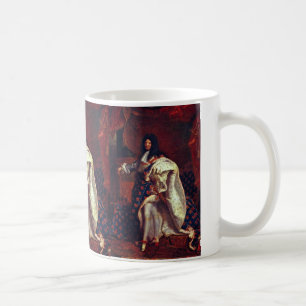 Mug Portrait du Roi français Louis Xiv par Rigaud Hy