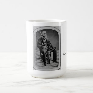 Mug Portrait du soldat Edmund Ruffin de la Guerre civi