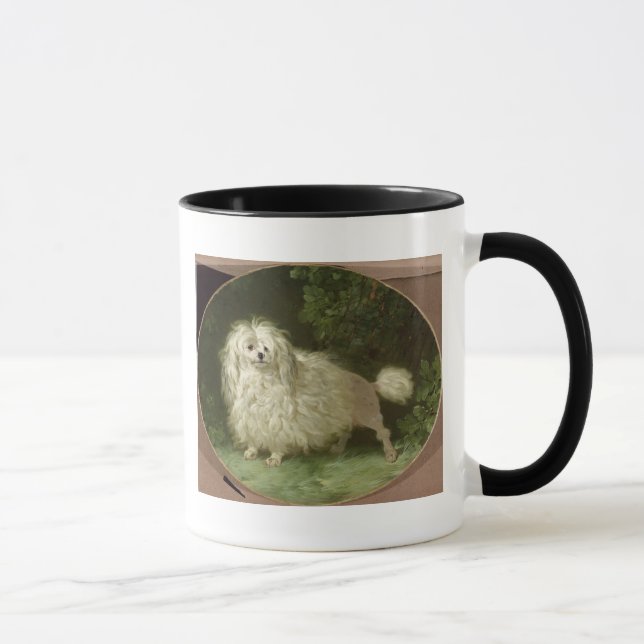 Mug Portrait d'un caniche (Droite)