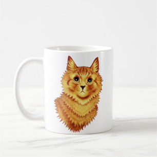 Mug Portrait d'un chat orange par Louis Wain 
