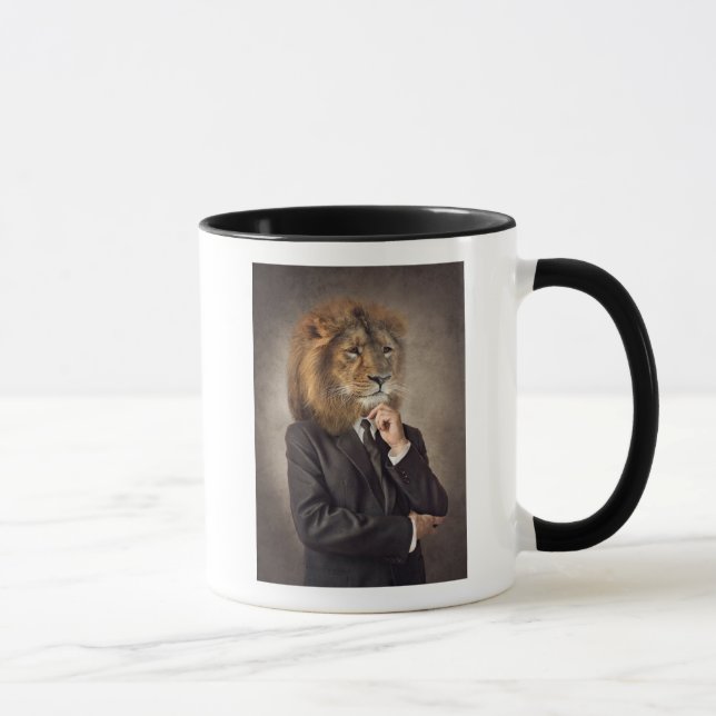 Mug Portrait d'un lion (Droite)