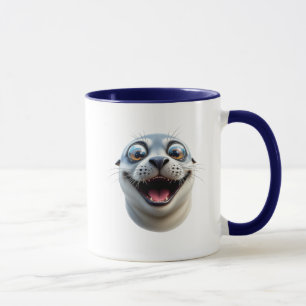 Mug Portrait d'un phoque super sympa.
