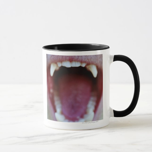 Mug Portrait d'un singe Blanc-Throated de capucin (Droite)