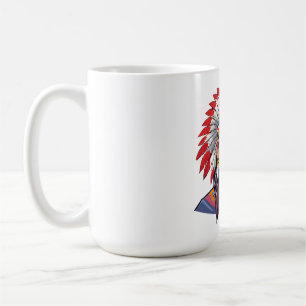 Mug Portrait d'un vieux chef amérindien