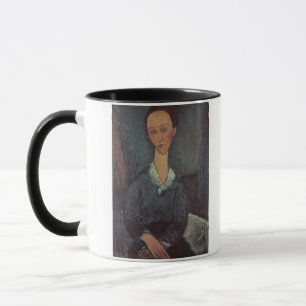 Mug Portrait d'une femme avec un intellectuel (huile