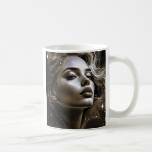 Mug Portrait d'une femme étincelante.