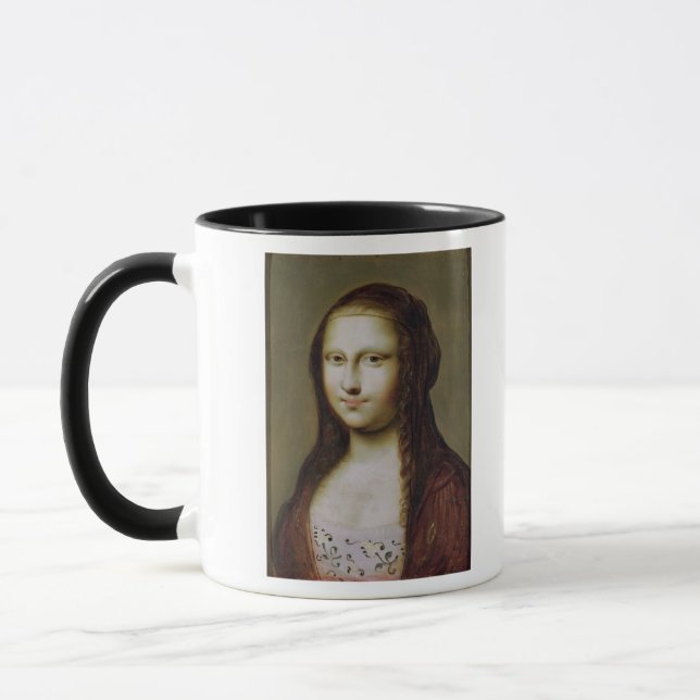 Mug Portrait d'une femme inspirée par la Mona Lisa (Gauche)