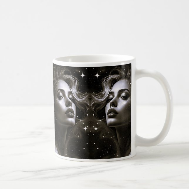 Mug Portrait d'une femme séduisante si lumineuse. (Droite)