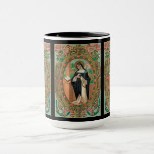 Mug Portrait encadré de Ste Rose de Lima (K 48)