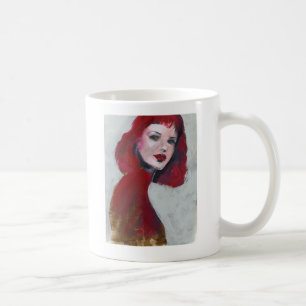 Mug Portrait Fem - Rouge