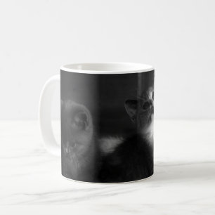Mug Portrait gris adorable de chaton