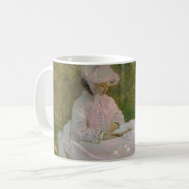Mug Portrait impressionniste de printemps, Claude Mone (Devant gauche)