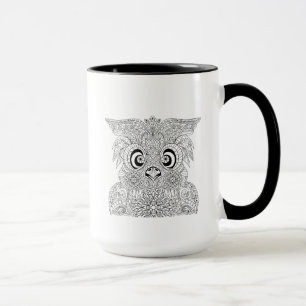 Mug Portrait inspiré de hibou