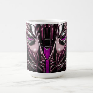 Mug Portrait Métal Violet Néon