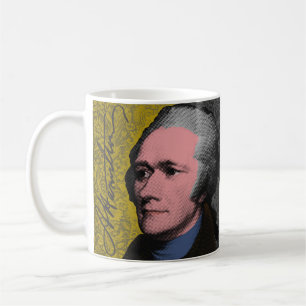 Mug Portrait Pop Art d'Alexander Hamilton