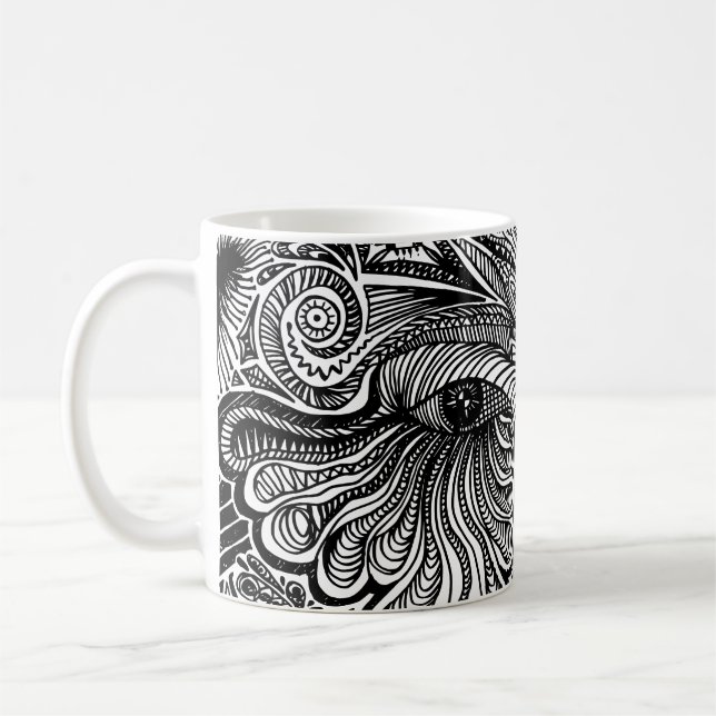 Mug Portrait Trippy (Gauche)