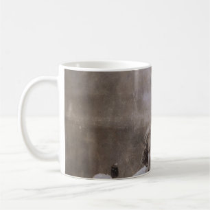 Mug Portrait vintage Sepia mère et enfant