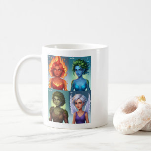 Mug Portraits d'Imaginaire élémentaire Eau de feu Terr