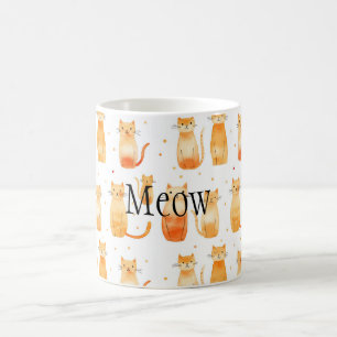 Mug Ports et chats orange - Sac-cadeau moyen