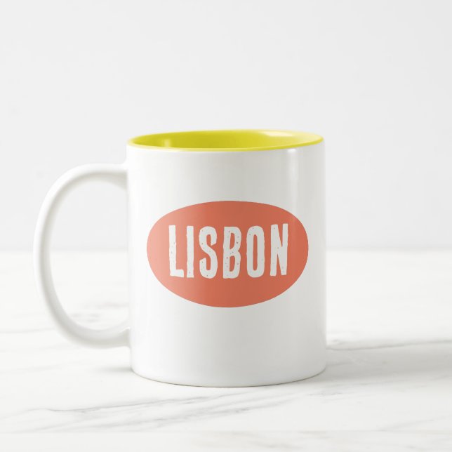 Mug portugais de Lisbonne coloré (Gauche)