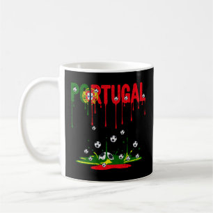 Mug Portugal Flag Football qui dégouline