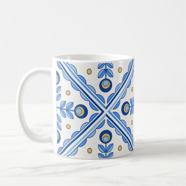 Mug Portugal traditionnel Lisbonne azulejo céramique c (Gauche)