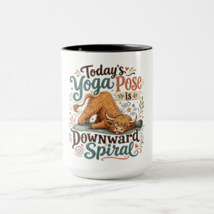 Mug Pose de yoga drôle